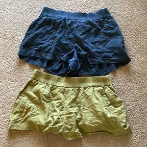 2 Pairs • A New Day • Linen Shorts